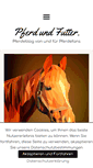 Mobile Screenshot of pferdundfutter.de